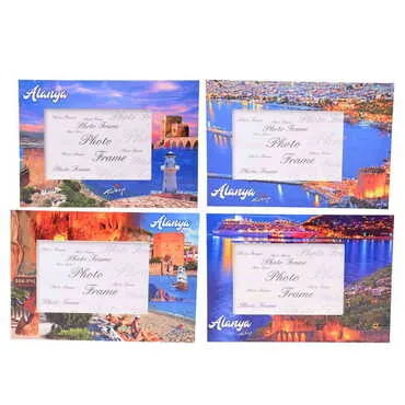 Toptan Alanya Temalı Uv Baskılı Fotoğraf Çerçevesi 10x15 cm - 2