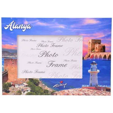 Toptan Alanya Temalı Uv Baskılı Fotoğraf Çerçevesi 10x15 cm - 3