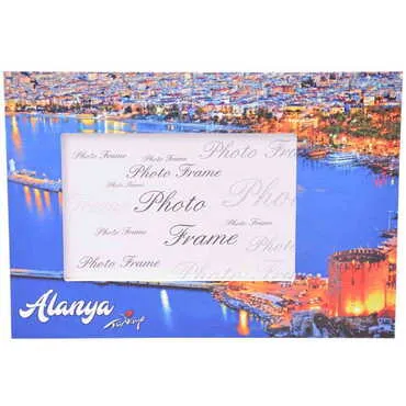 Toptan Alanya Temalı Uv Baskılı Fotoğraf Çerçevesi 10x15 cm - 6